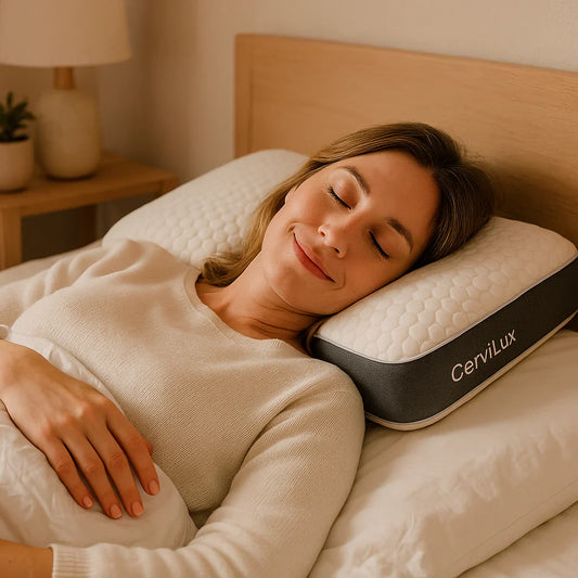 PAGA 1 y LLEVASE 4 - Almohada CerviLux™ - Redescubre el placer de despertar sin dolores