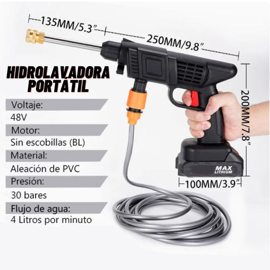 Hidrolavadora Recargable 48V 2 Baterías 🔥