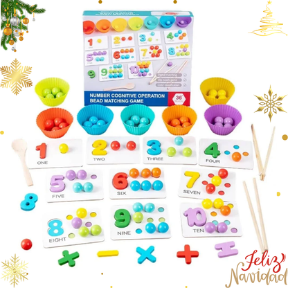 Juego de Matemáticas Montessori Niños TEA y TDAH